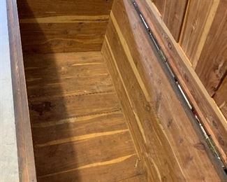 1925 cedar chest -massive