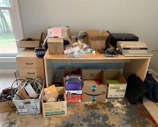 Office supplies and A/V equipment, cables and cords