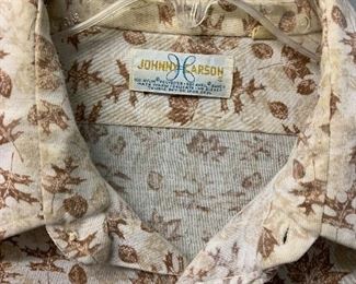 Vintage man's Johnny Carson brand shirt