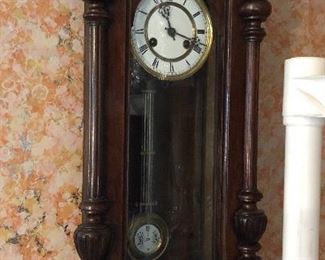 Regulator wall clock #1  (28” tall)