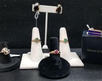 14K, 18K gold jewelry, Tiffany and Co.