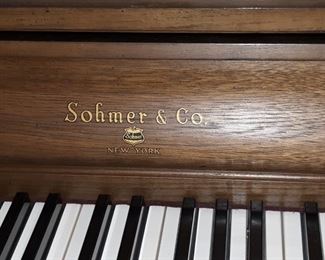 Sohmer & Co. upright piano