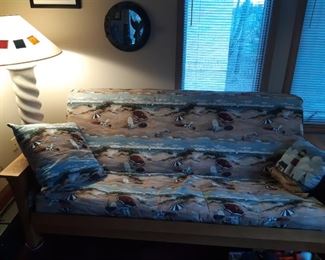 Oak futon