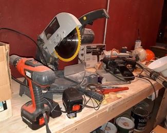 Power Tools-Black and Decker Drill, Craftsman Saw & More!