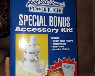 Unopened kitchen appliances