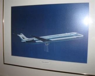 More Republic airlines posters / all framed. 