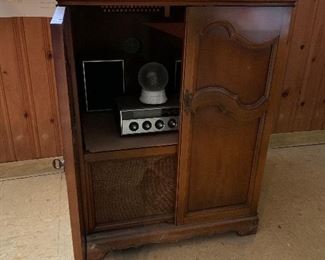 Vintage stereo cabinet