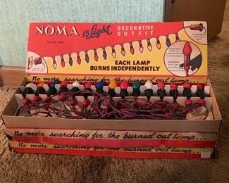 Vintage Noma Christmas lights