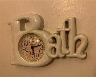 Bath clock