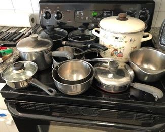 Kitchen full of cookware