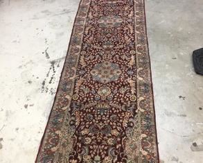 Silk & Wool Area Rug Runner