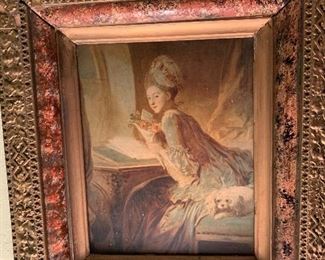 Beautiful Vintage Frame with Lovly Art