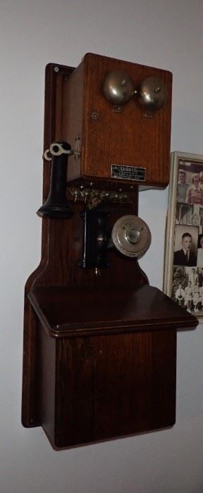 VINTAGE WALL PHONE / ANDRAE - TELEPHONE & SWITCHBOARD