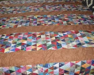 QUEEN SIZE QUILT - NOT QUITE FINISHED BUT STUNNING!