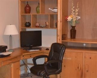 SOUTHWEST STYLE DESK/HUTCH/CORNER WORK STATION