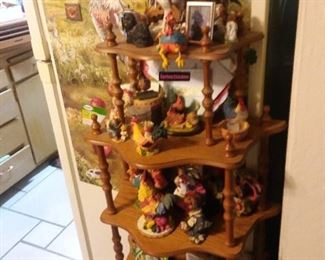 large rooster collection