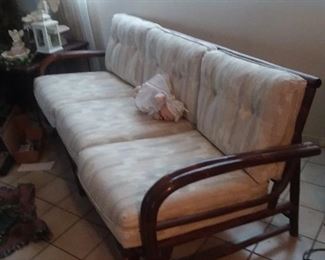rattan sofa
