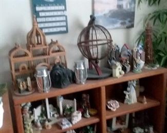 bird cages, light house collection and more decor collections . oak bookcase