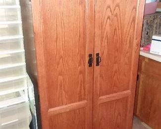 computer desk cabinet
