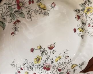 Rock Rose by Booth China. Have a 8 person place setting 