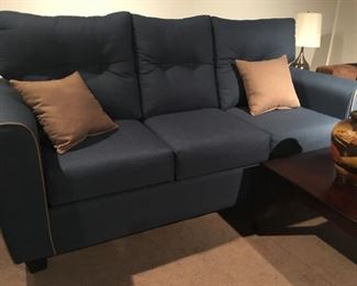 New 3 seater Blue Sofa