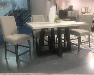 New Bar Height table chairs 