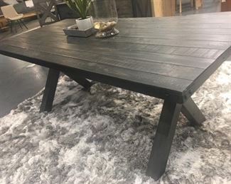 New Dining table charcoal grey 