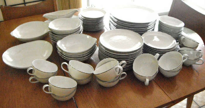 Mid Century Modern Dishes from Japan.  Service for 12.