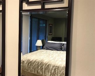 Pair Rosewood Mirrors