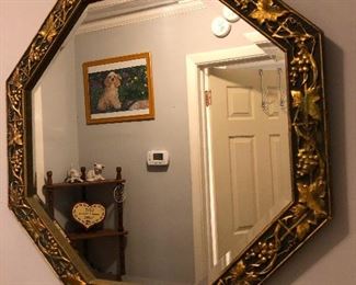 Mirror reflecting the future, which is fine.