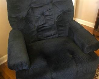 I see a recliner with the face of Big Foot. Do you see that in there? I see that in there.