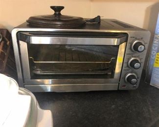 Small incubator -- or perhaps toaster oven.