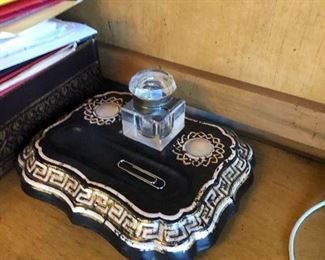 Antique inkwell