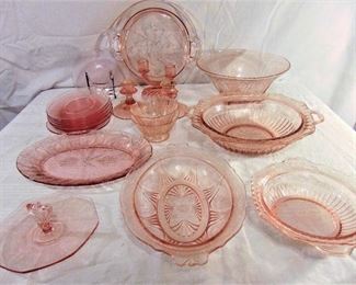Pink Depression Glasss
