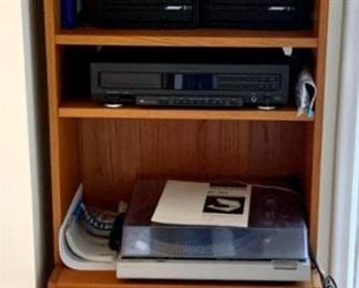 Danish Bookcase - Bose Speakers