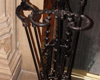 Twisted Iron Fire Tools