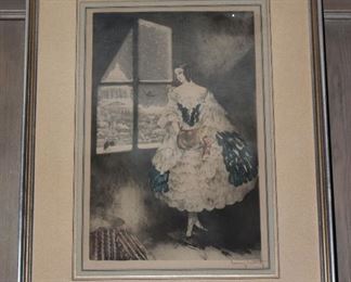 Louis Icart "Mimi 1927 (Windmill Mark)