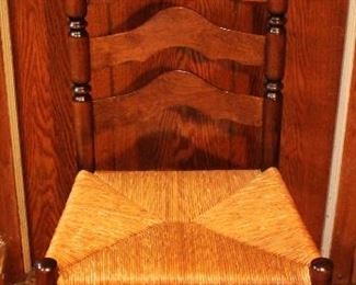 1 of 4 Ladder Back Side Chairs