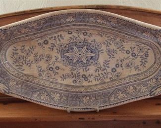 !9th C LS & S "Gordon" Oval Platter