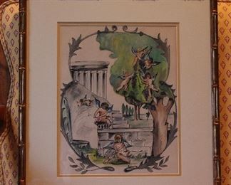 Signed "Ludwig" Watercolor