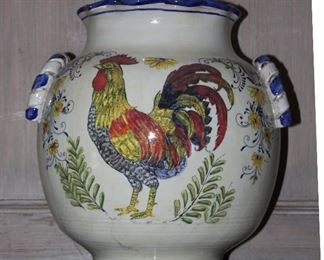 Large Rooster Vase