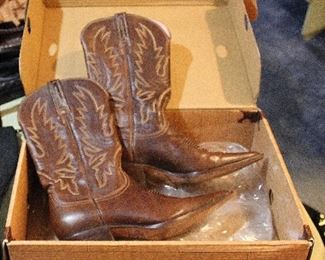 Charlie Horse Leather Boots 7 1/2