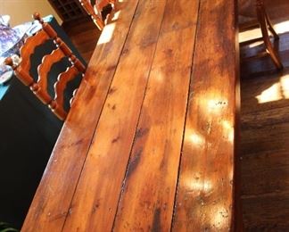4 Board Farmhouse Table
