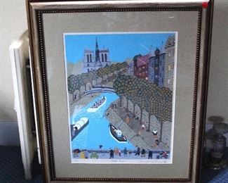 "Notre Dame" Litho by Jacques Raudule 192/350