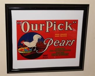 Pears Box Label