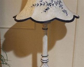 1 of 2 Tole Lamps