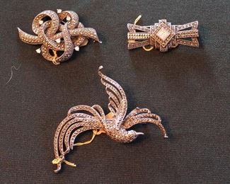 Sterling & Marq. Pins