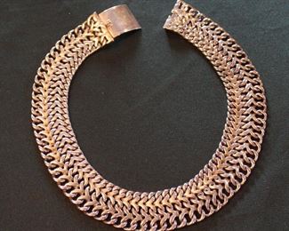 Mexican Sterling Mesh Necklace 