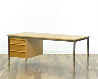 Kinnarps Swedish Modern Teak Desk, C. 1986