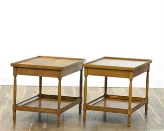 Pair Of Baker Mid Century Modern End Tables